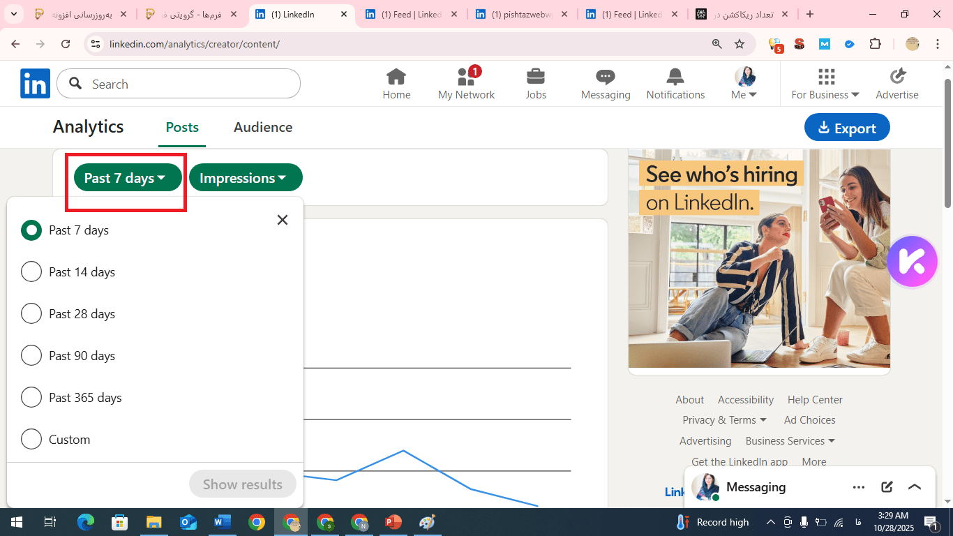 duration post impression