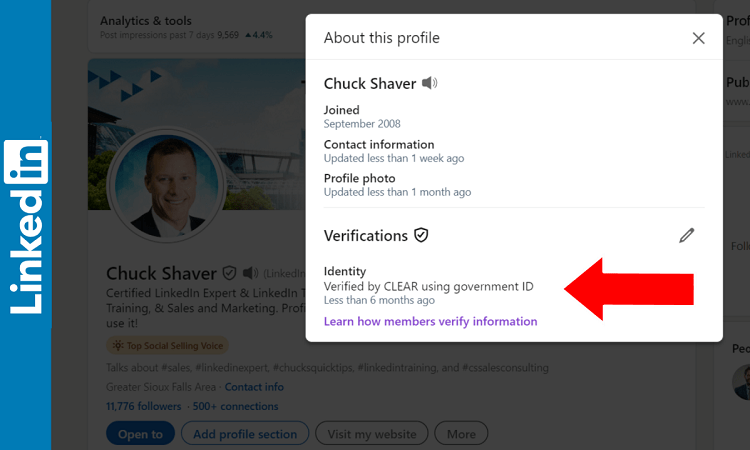 Checking the identity of peopl