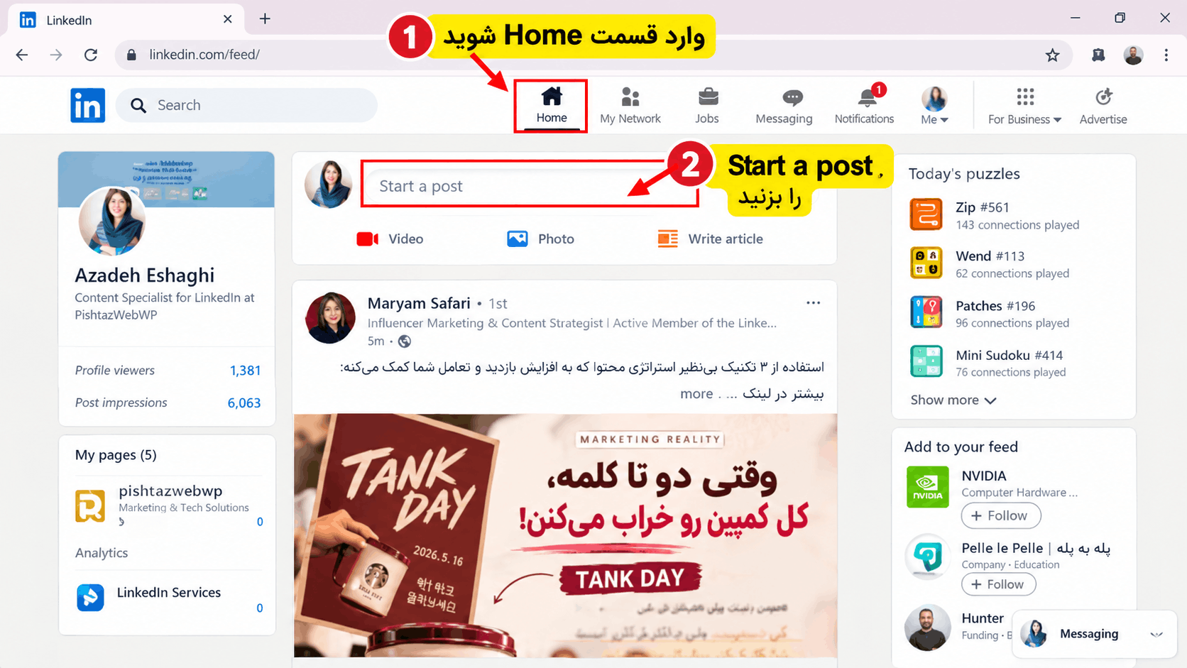 collaborate in linkedin